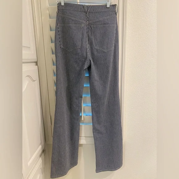 Veronica Beard Crosbie High Rise Striped Jeans - Picture 4 of 6